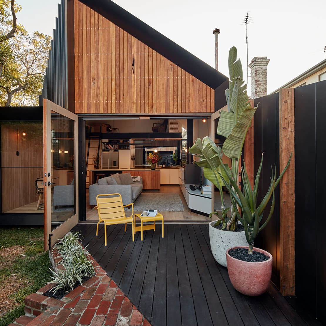 black flooring
