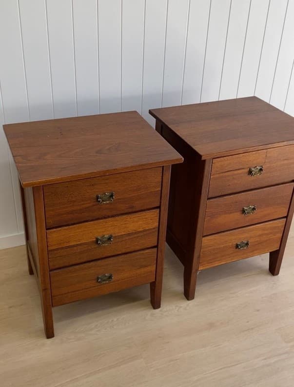 Bedside tables before transformation