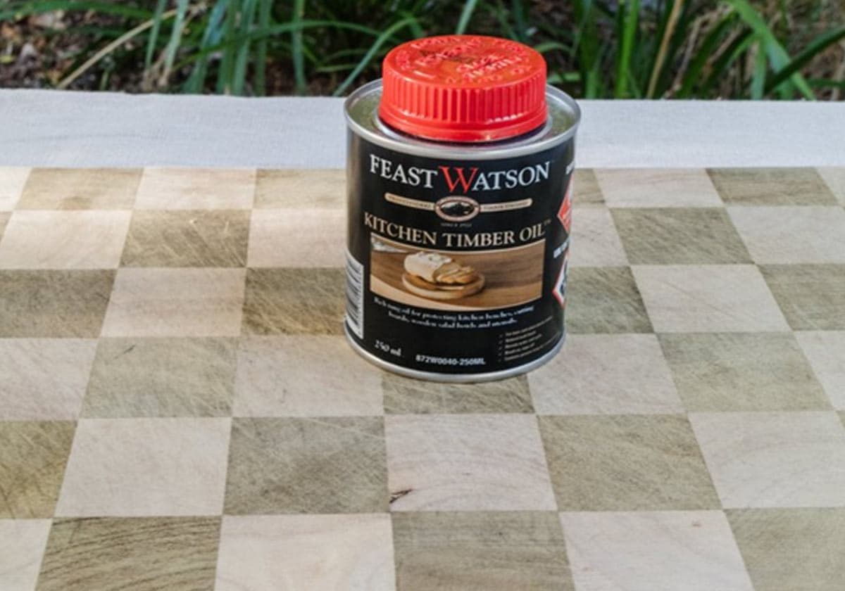 Smor Home's Checkerboard Chopping Board - kitchen timber Oil