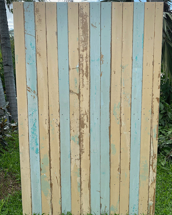 Upcycled barn door using Feast Watson Proofseal and Prooftint Traditional Stain