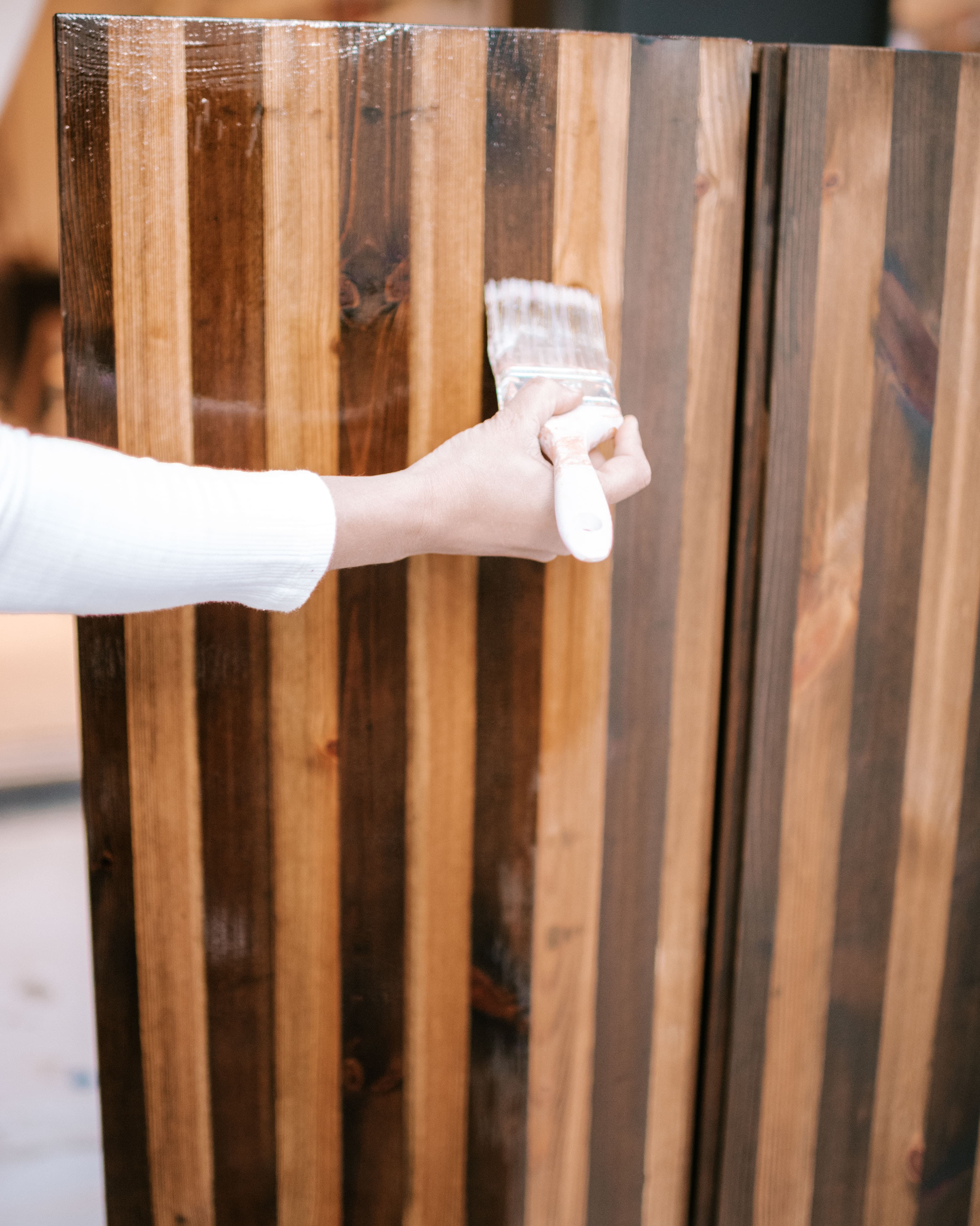 Apply stripes to cabinet using Feast Watson
