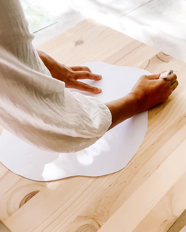 DIY Mirror using Feast Watson's Woodstain