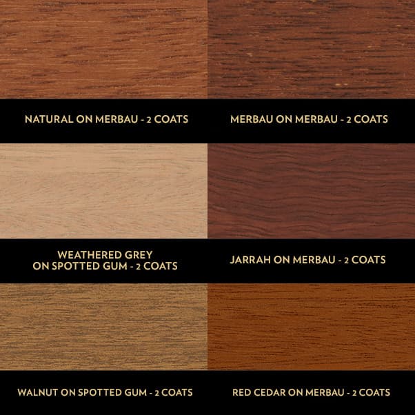 Traditional Timber Oil Colour Range