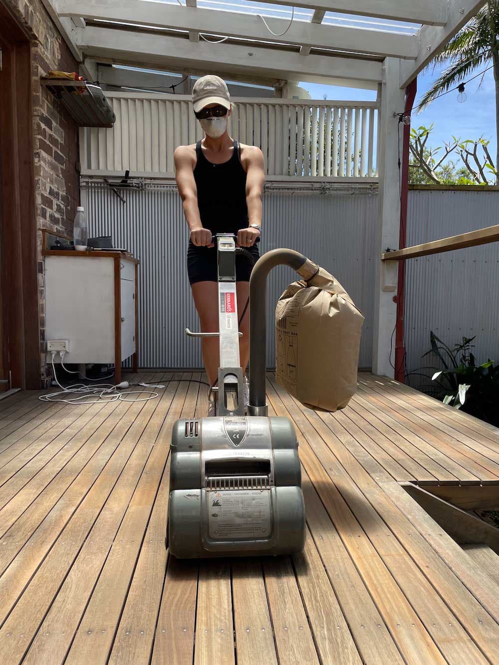 Lydia Kirkland deck restoration sanding