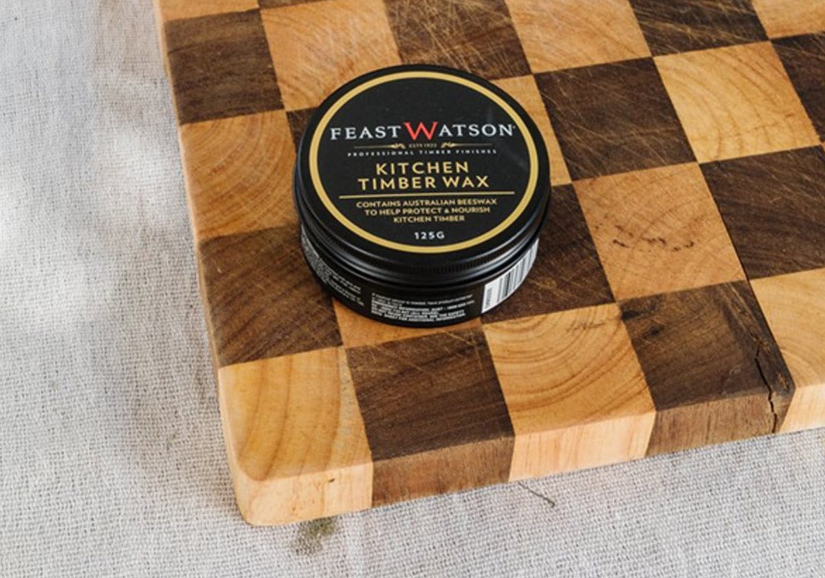 Smor Home Checkerboard Chopping Board - kitchen timber Wax