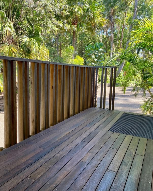 Deck coated in Traditional Timber Oil