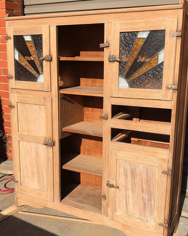 Upcycled cabinet using Feast Watson Scandinavian Oil
