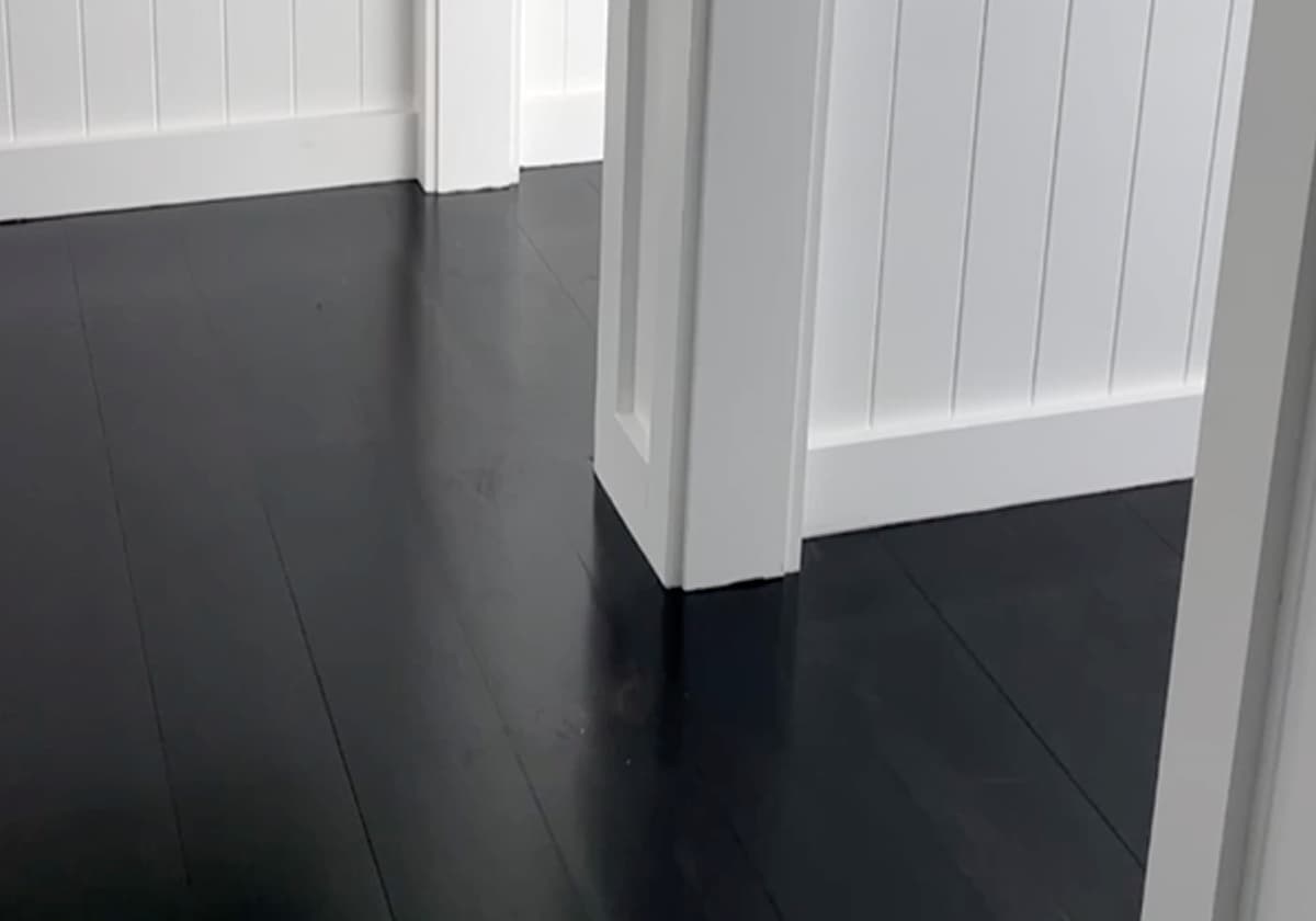 Feast Watson - How to stain your floors black