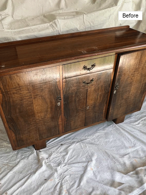 How To Upcycle A Cabinet Using Our Wood Stain Colours 2